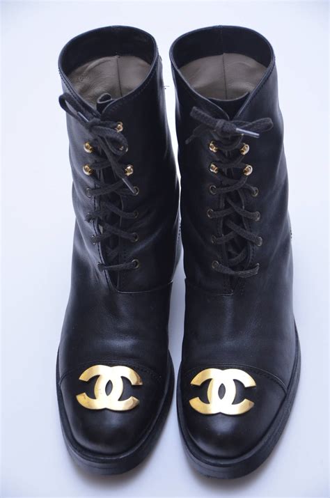 chanel combat boots price|vintage Chanel combat boots.